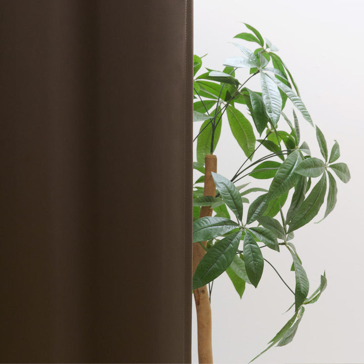 カーテンドレープカーテン2級遮光エコ100×135cm2枚組