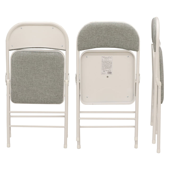 折りたたみ椅子座面高47cmスチールフレーム