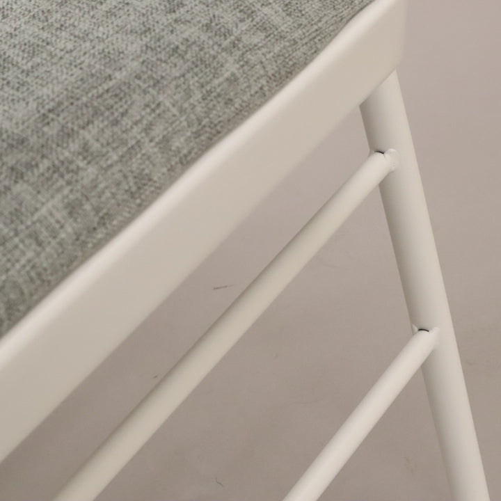 折りたたみ椅子2脚セット座面高47cmスチールフレーム