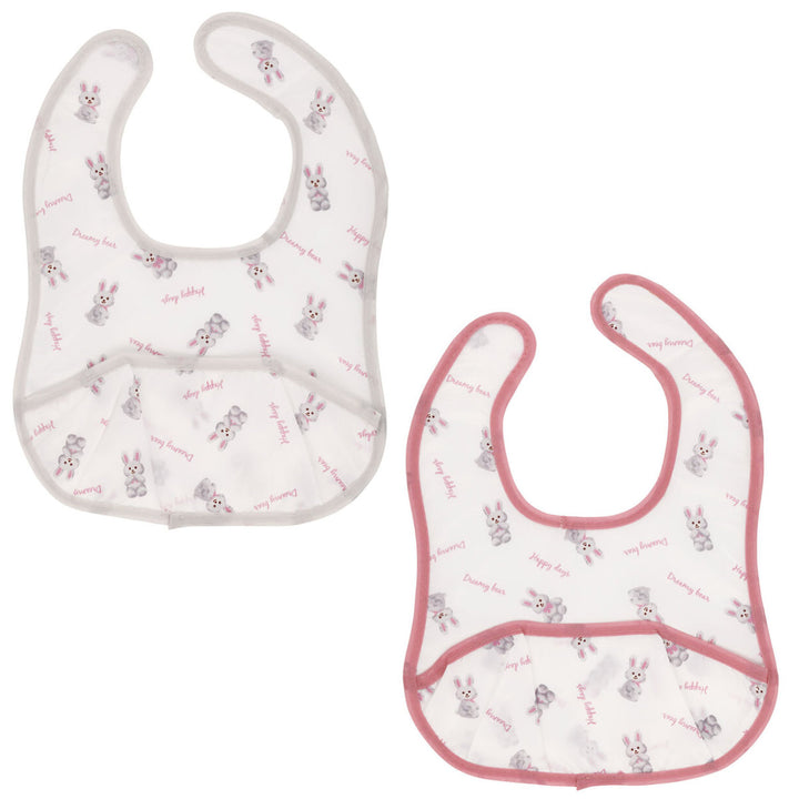 お食事エプロン2枚S薄手ぬいぐるみ携帯用