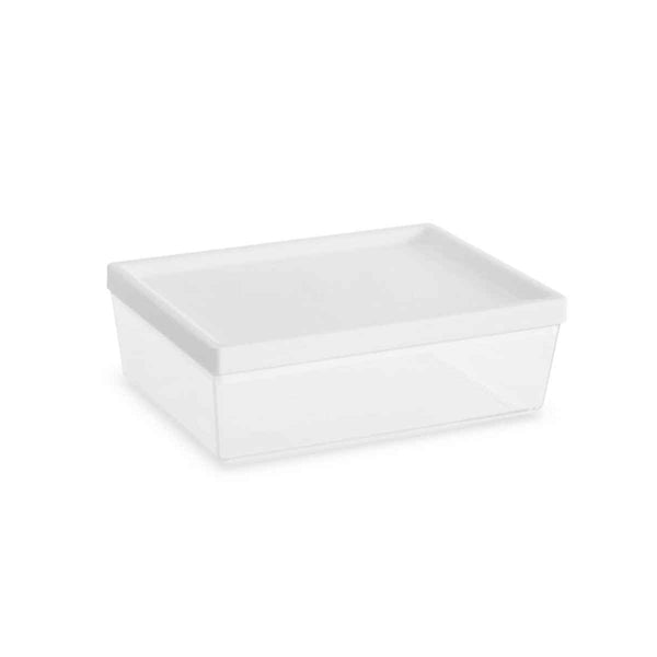 保存容器1LアシュビースモールキャニスターホワイトAbodeHomewares