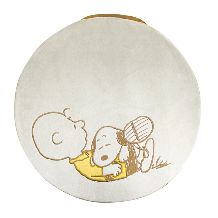 スヌーピークッション座椅子持ち手付き