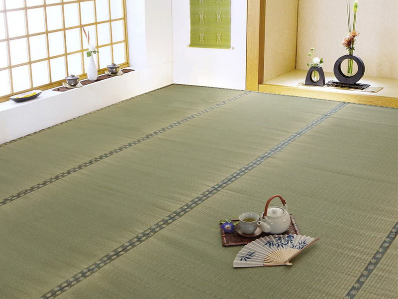 上敷き 純国産 い草 カーペット 双目織 『松』 江戸間 4.5畳 約261×261cm