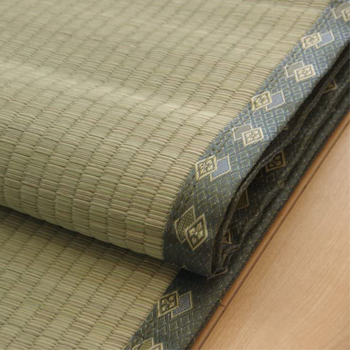 上敷き純国産い草カーペット双目織『松』本間3畳約191×286cm