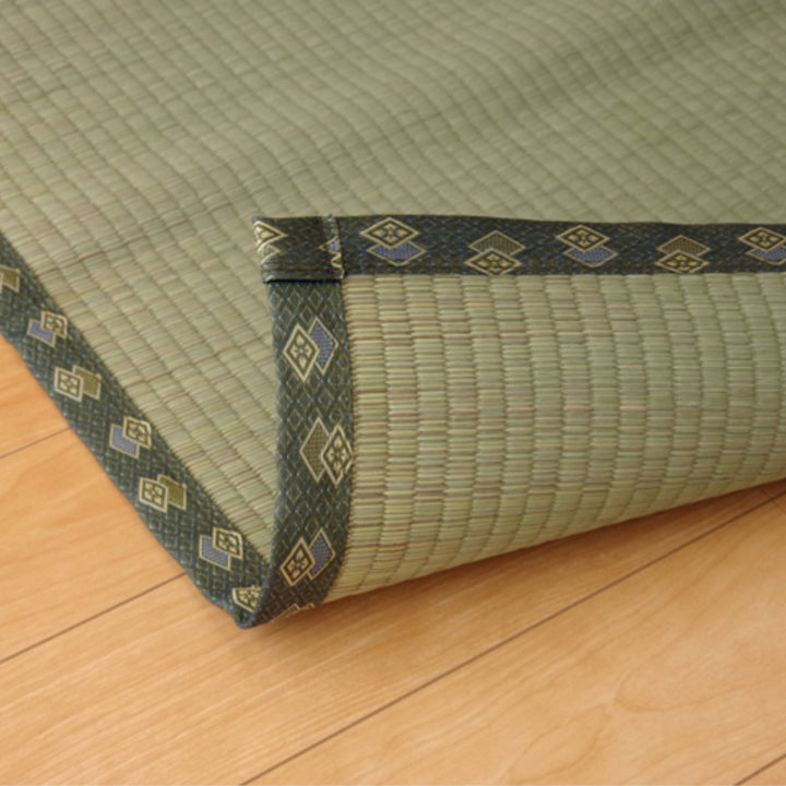 上敷き純国産い草カーペット双目織『松』本間3畳約191×286cm