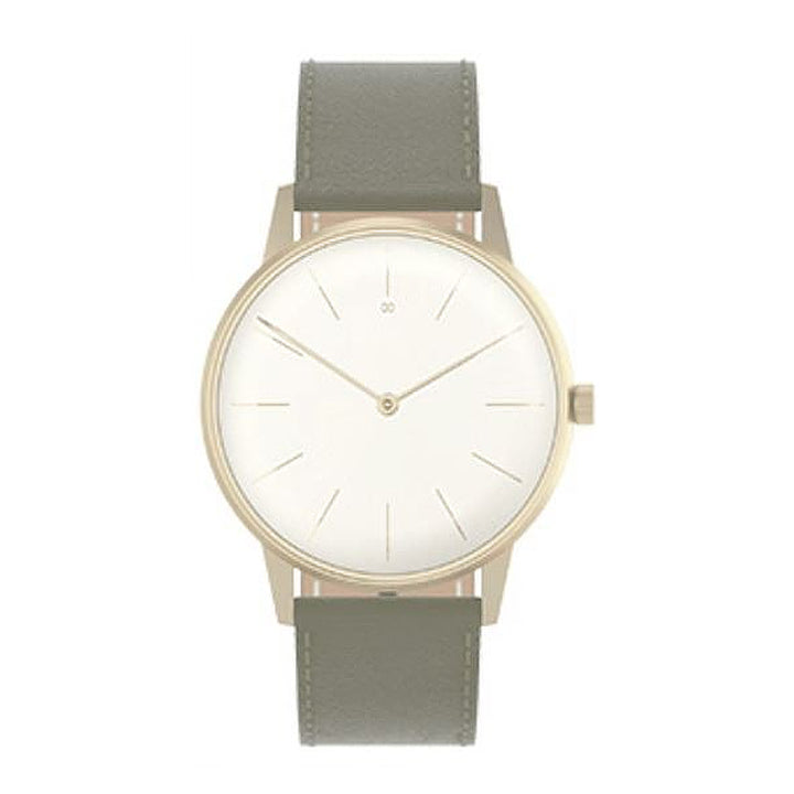 INSTRMNT DRESS WATCH 36MM GOLD / OLIVE NUBUCK LEATHER – ハウジー