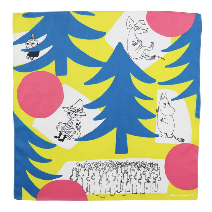 ムーミンハンカチ大判50×50cmMOOMINTRIBUTEWORKSHANDKERCHIEF