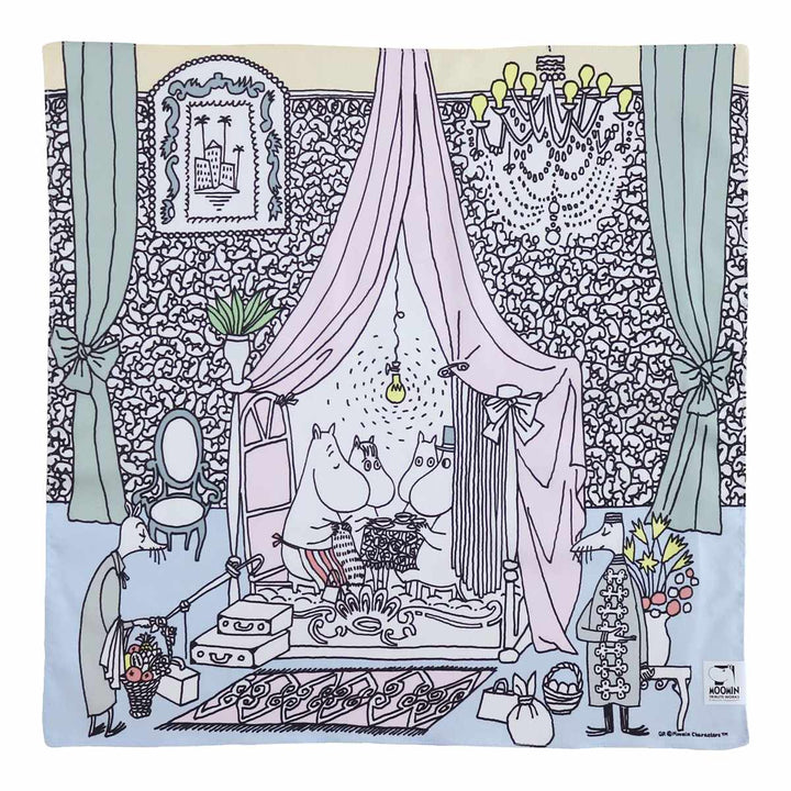 ムーミンハンカチ大判50×50cmMOOMINTRIBUTEWORKSHANDKERCHIEF