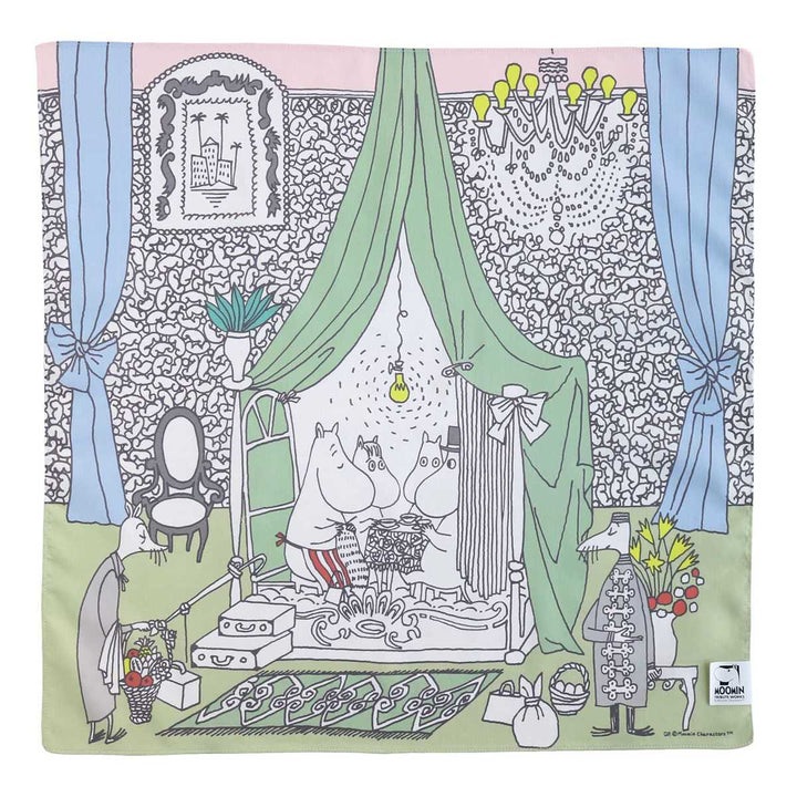 ムーミンハンカチ大判50×50cmMOOMINTRIBUTEWORKSHANDKERCHIEF