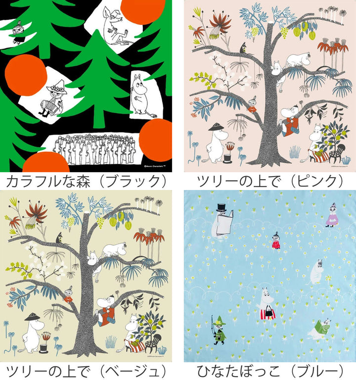 ムーミンハンカチ大判50×50cmMOOMINTRIBUTEWORKSHANDKERCHIEF