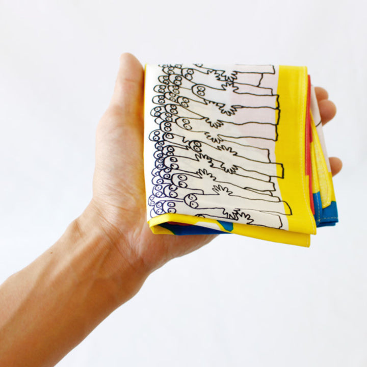 ムーミンハンカチ大判50×50cmMOOMINTRIBUTEWORKSHANDKERCHIEF