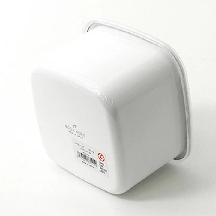 保存容器800ml野田琺瑯ホワイトシリーズスクエアMシール蓋付きWS-M