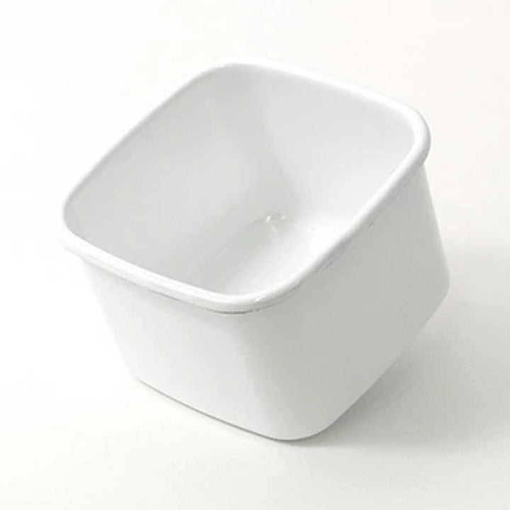 保存容器800ml野田琺瑯ホワイトシリーズスクエアMシール蓋付きWS-M