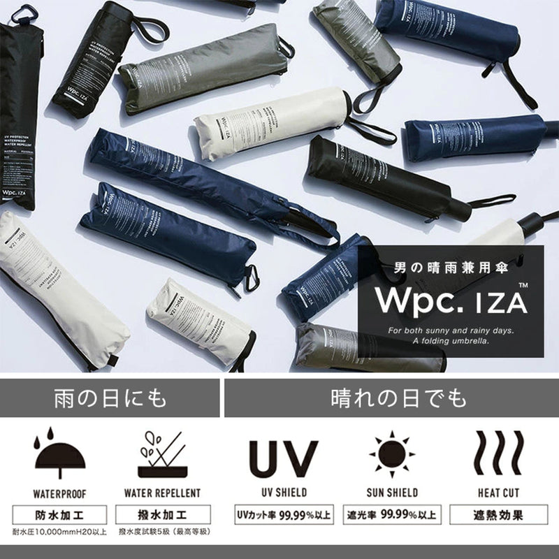 折りたたみ傘 Wpc IZA Light Weight ブラック 晴雨兼用 コンパクト