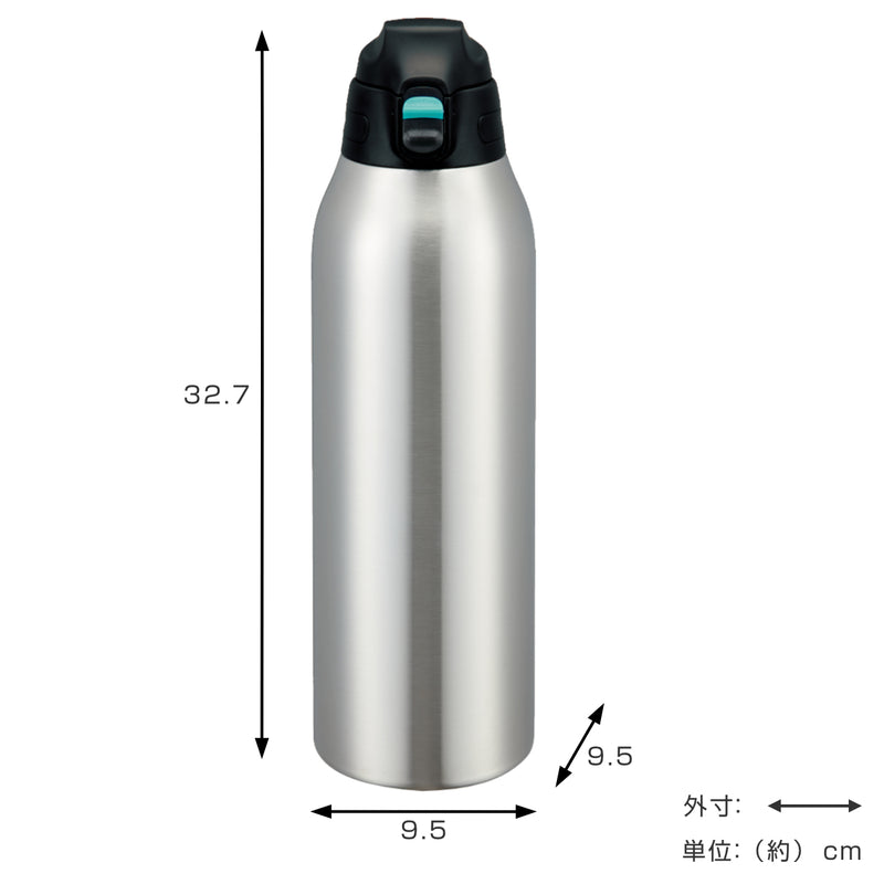 水筒ポーチ付きワンタッチボトル1.5L保冷専用