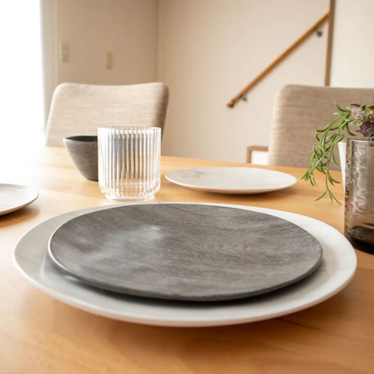 プレート 27cm 大理石風 プラスチック メラミン – ハウジー