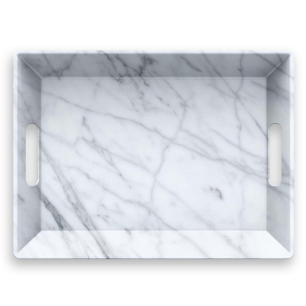 トレー50cm大理石風プラスチックメラミン