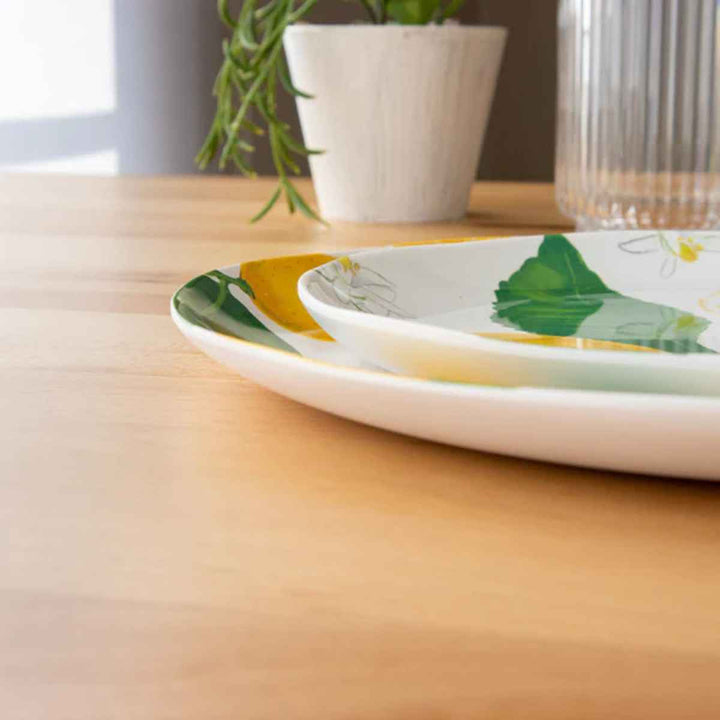 プレート22cmフレッシュレモンプラスチック