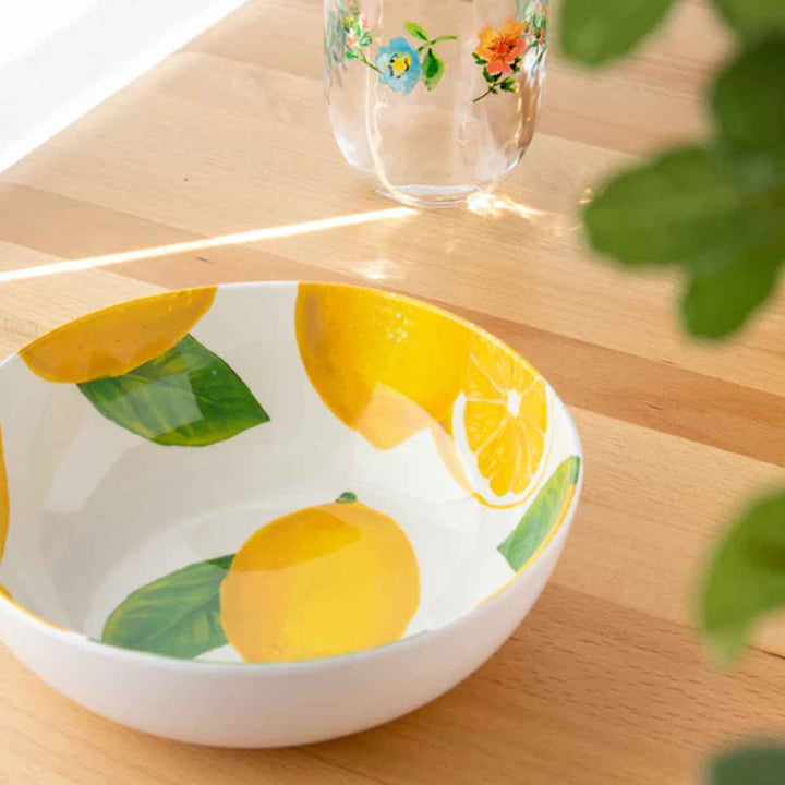 ボウル18cmフレッシュレモンプラスチック