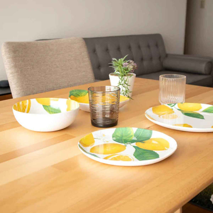プレート44cmフレッシュレモンプラスチック