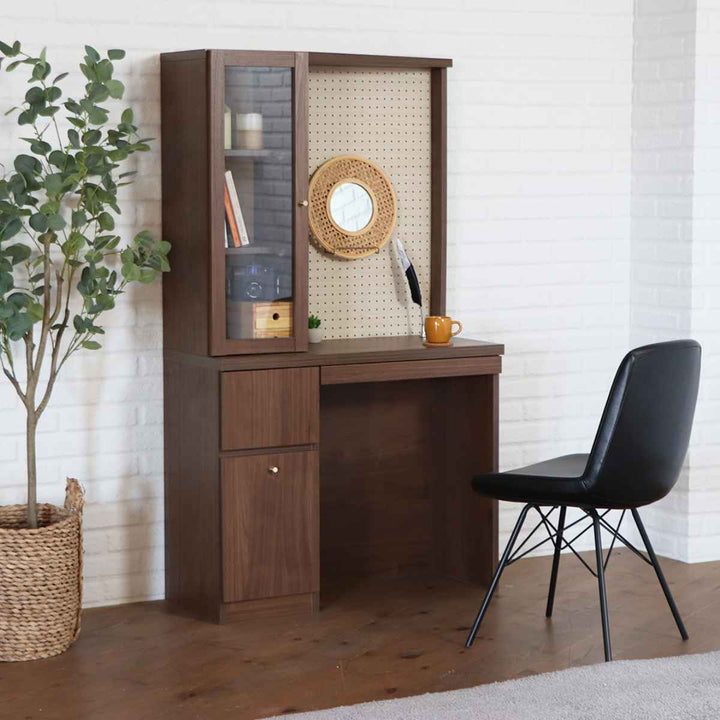 フリーラックカウンター有孔ボード付幅90cm