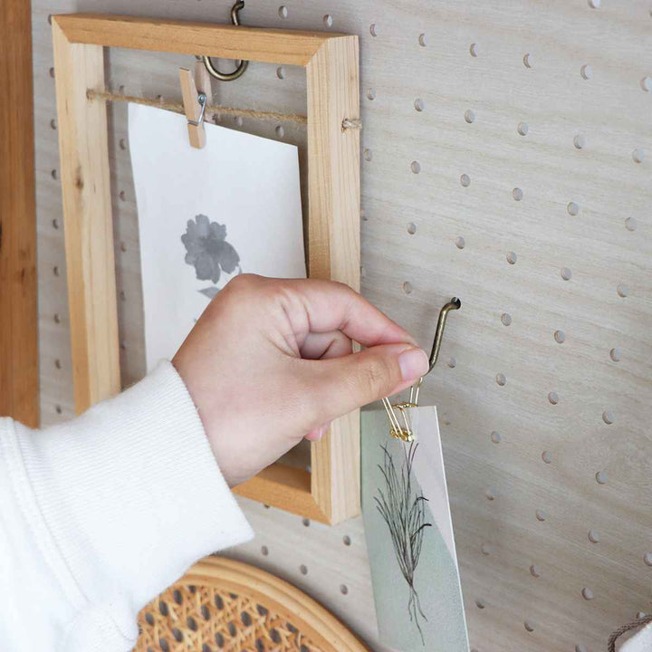 フリーラックカウンター有孔ボード付幅90cm