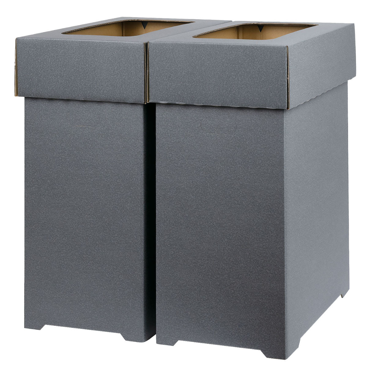 16個　ダンボールダストボックス30L 蓋付 2個組×8セット ゴミ箱 30L 同色2個組 ダンボールダストボックス フタ付 – ハウジー