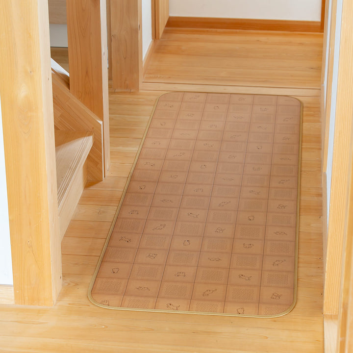 キッチンマット2cm単位オーダー100×232～280cmCESタイプウッド