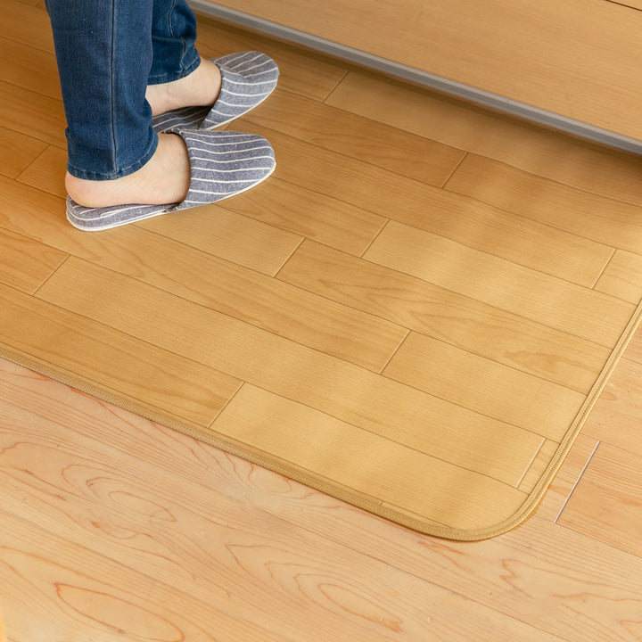 キッチンマット2cm単位オーダー100×232～280cmCESタイプウッド