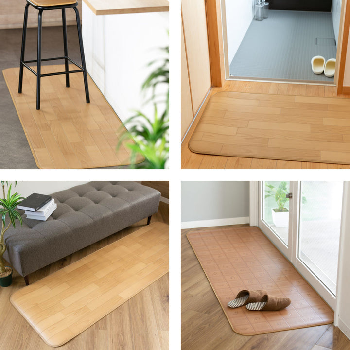 キッチンマット2cm単位オーダー100×232～280cmCESタイプウッド