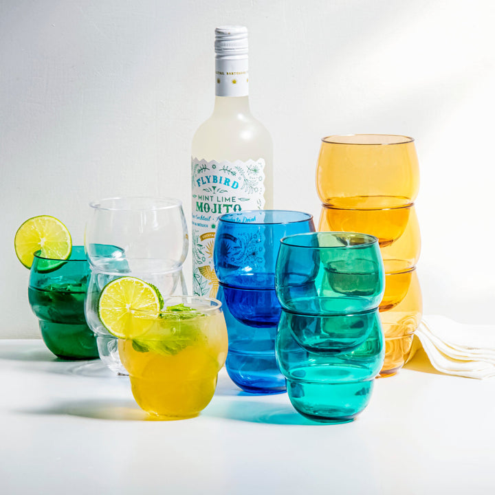 コップ414mlスタッキングバブルプラスチック