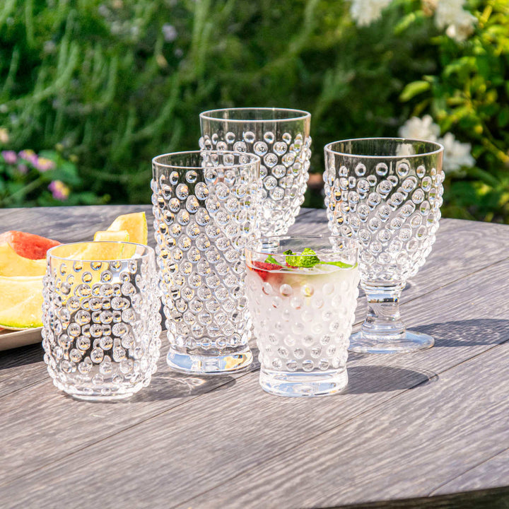 コップ444mlステムレスグラスホブネイルプラスチック