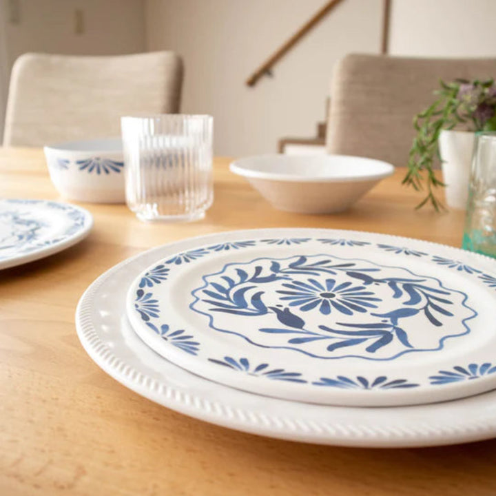 プレート22cmアズールプラスチックメラミン