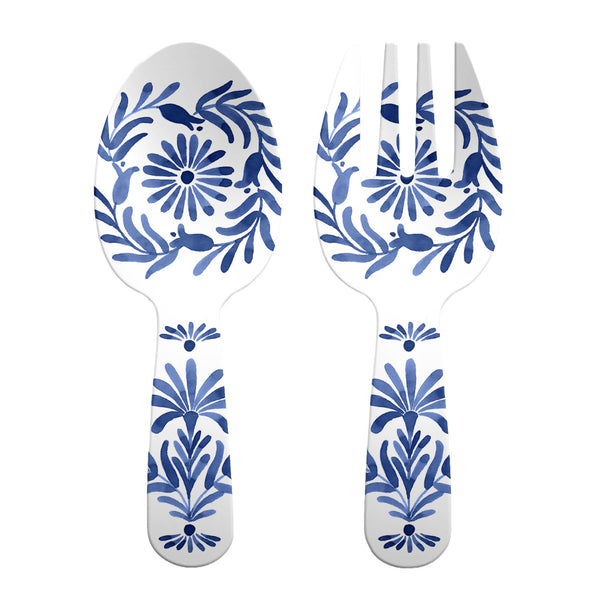 スプーンフォークセット27cmアズールプラスチックメラミン