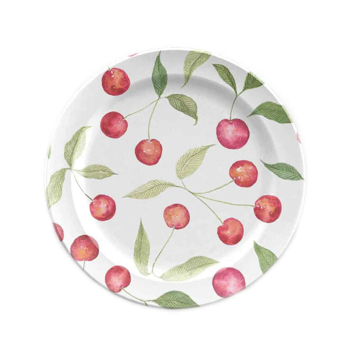 プレート22cmベリーズ&チェリーズプラスチックメラミン