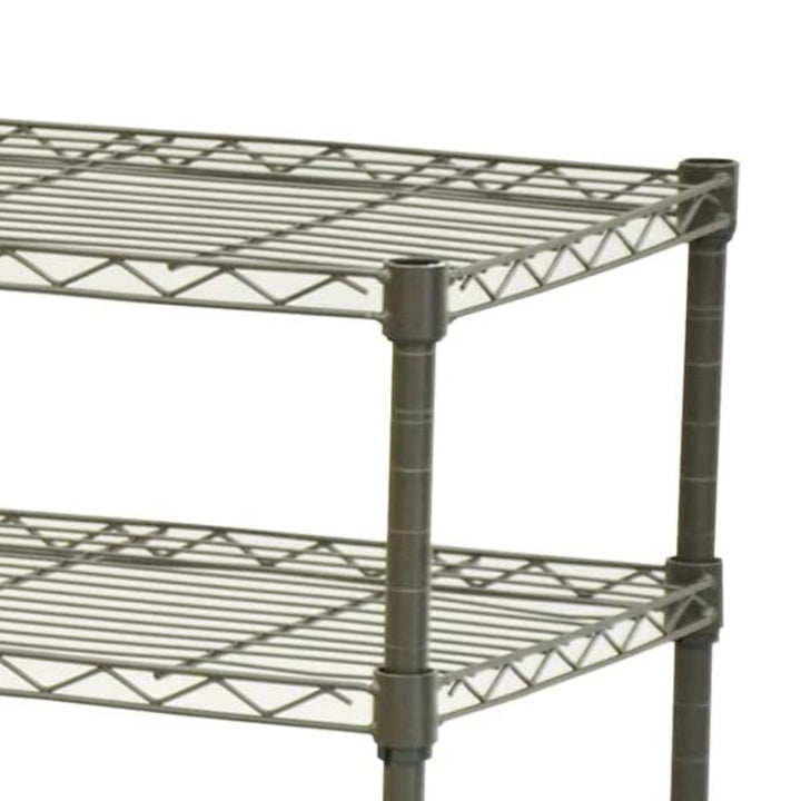 スチールラック3段ミドルタイプキャスター付幅60cm