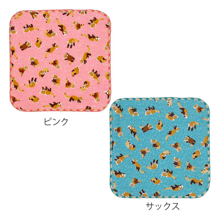 ミニタオル15×15cmレッサーパンダ