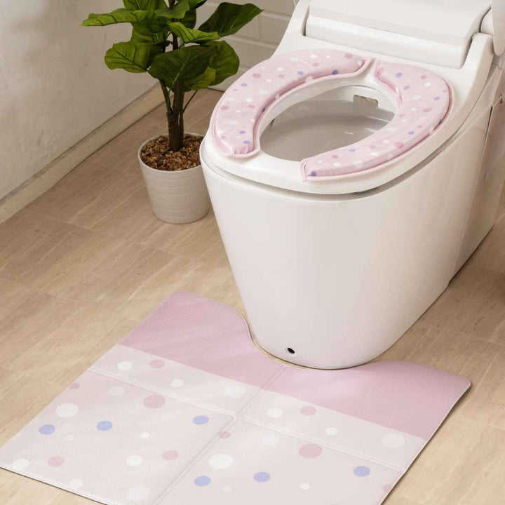 トイレマット拭けるPVC60×55cmホイップ便座クッションLITE