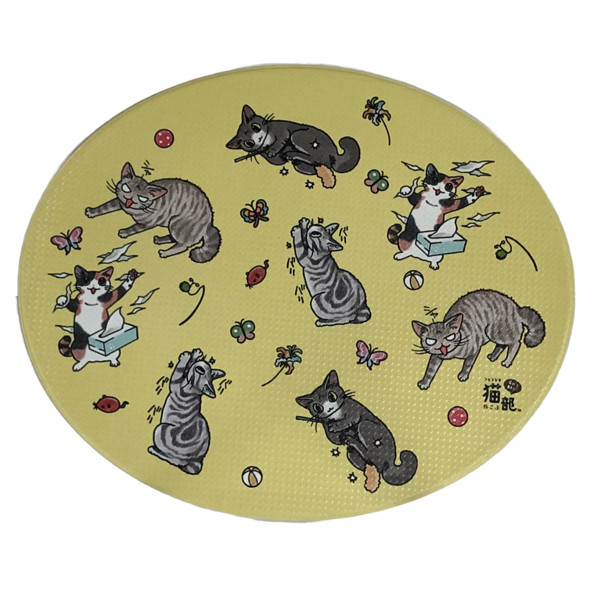 トイレマット 猫 やわらかプニプニアクセントマット フェリシモ猫部