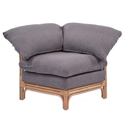 籐 コーナーソファ 座面高47cm Breeze