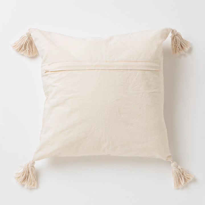 クッションカバーミラーワーク45×45cmモノトーン