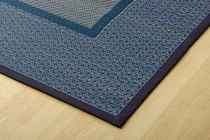 ござ純国産い草花ござカーペットランクス総色江戸間2畳約174×174cm