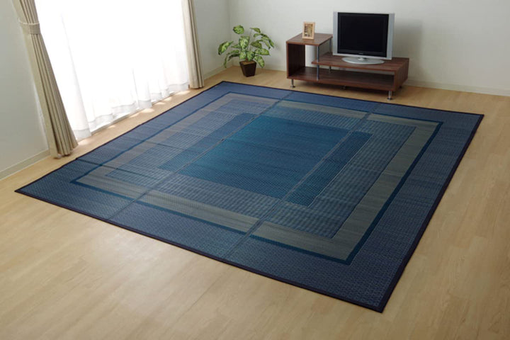 ござ純国産い草花ござカーペットランクス総色江戸間3畳約174×261cm