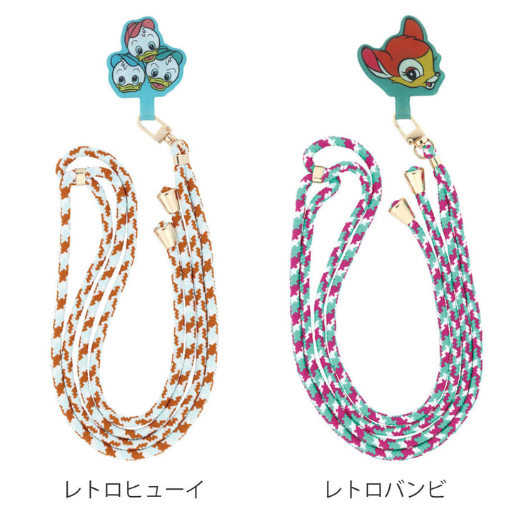 携帯ストラップ首掛け携帯ロープストラップディズニー