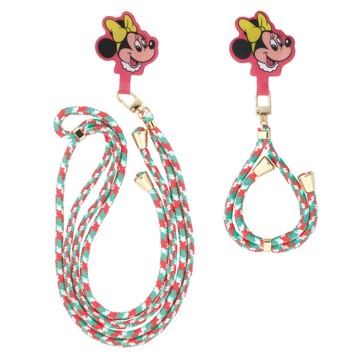 携帯ストラップ首掛け携帯ロープストラップディズニー