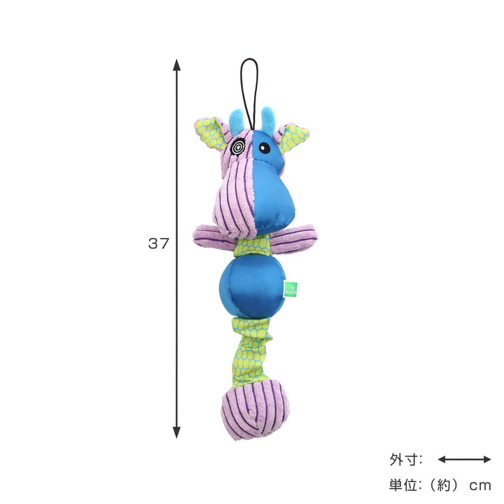 おもちゃ犬ループフレンディポップドンキーぬいぐるみ噛む