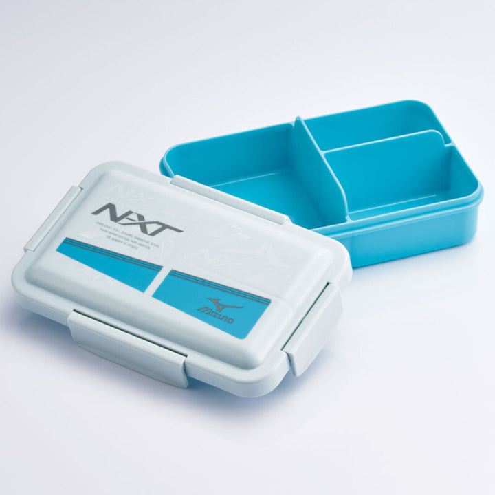 弁当箱抗菌パッキン一体4点ロック1段850mlミズノレーザーカラー