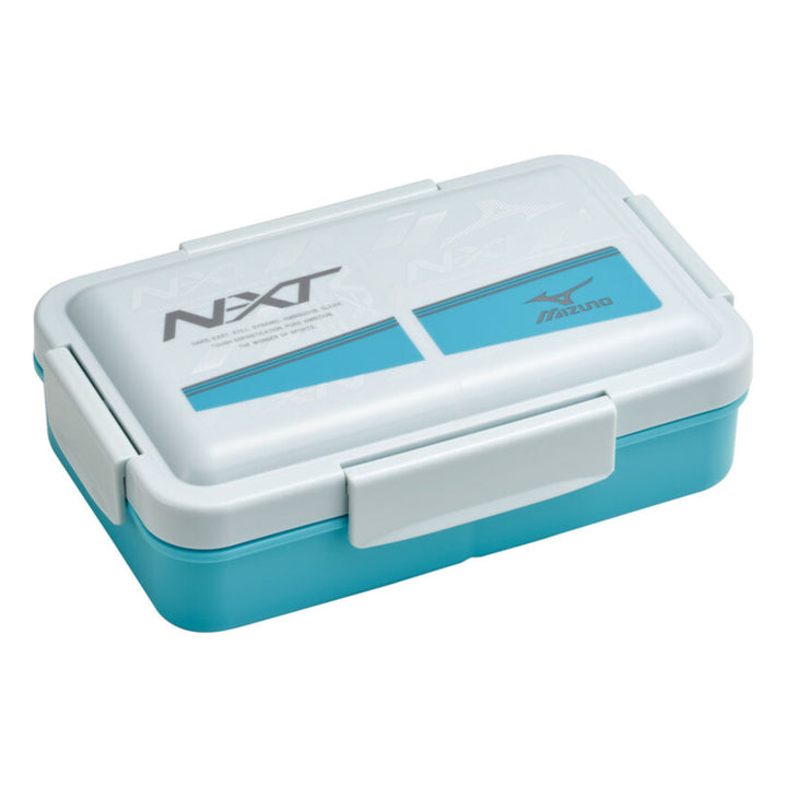 弁当箱抗菌パッキン一体4点ロック1段850mlミズノレーザーカラー