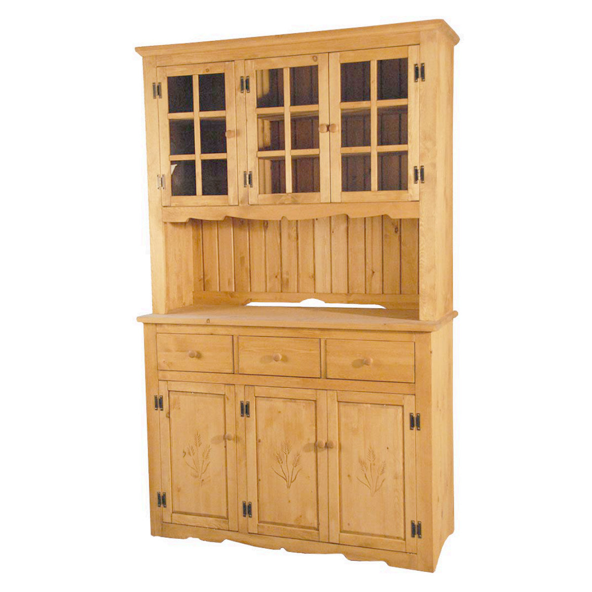 カップボード カントリー調 食器棚 パイン材 Farmer 幅120cm – ハウジー