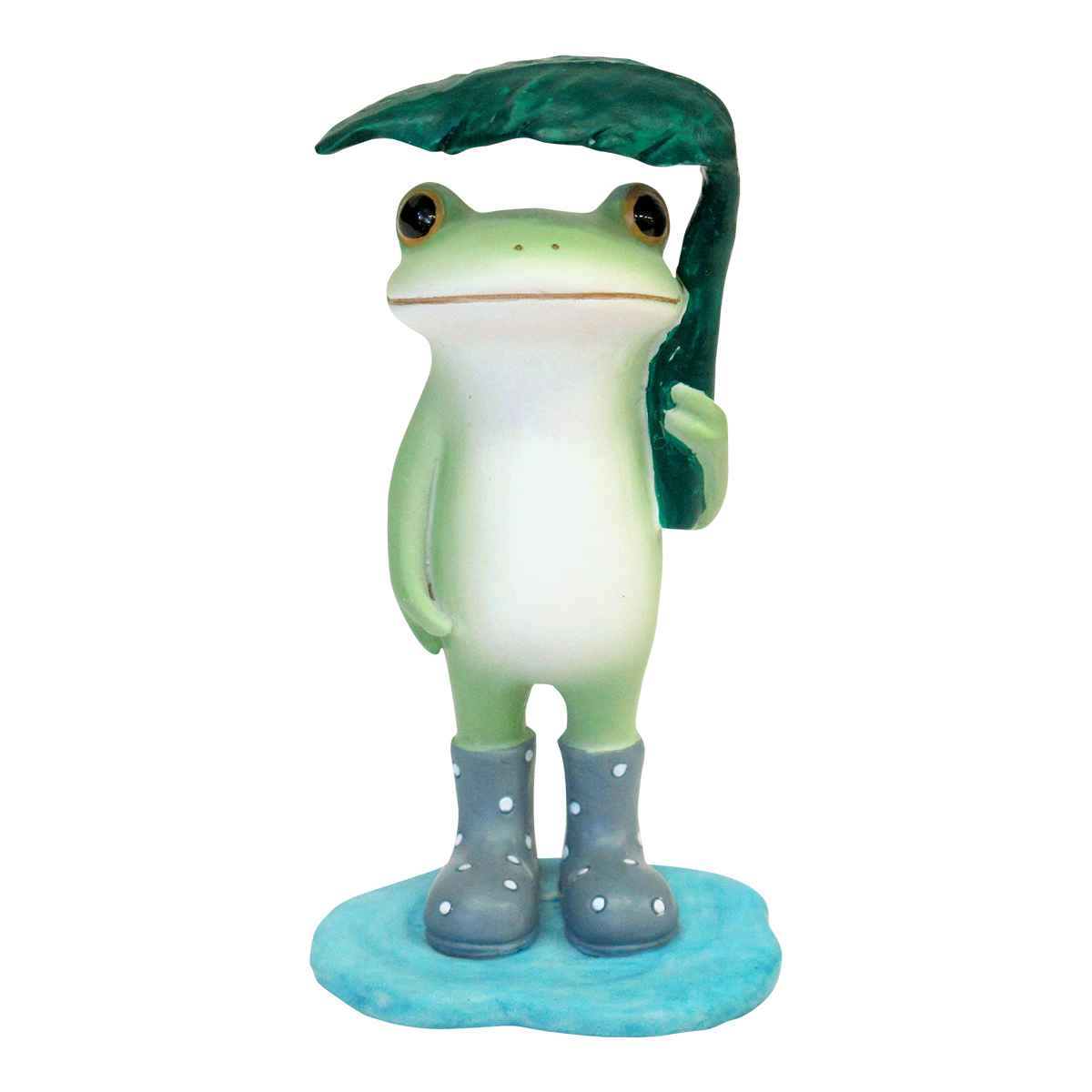 Copeau コポー　カエルのコポー　雨　梅雨　傘　シリーズ　まとめ売り コポー 葉っぱを傘にするカエル カエル 置物 – ハウジー
